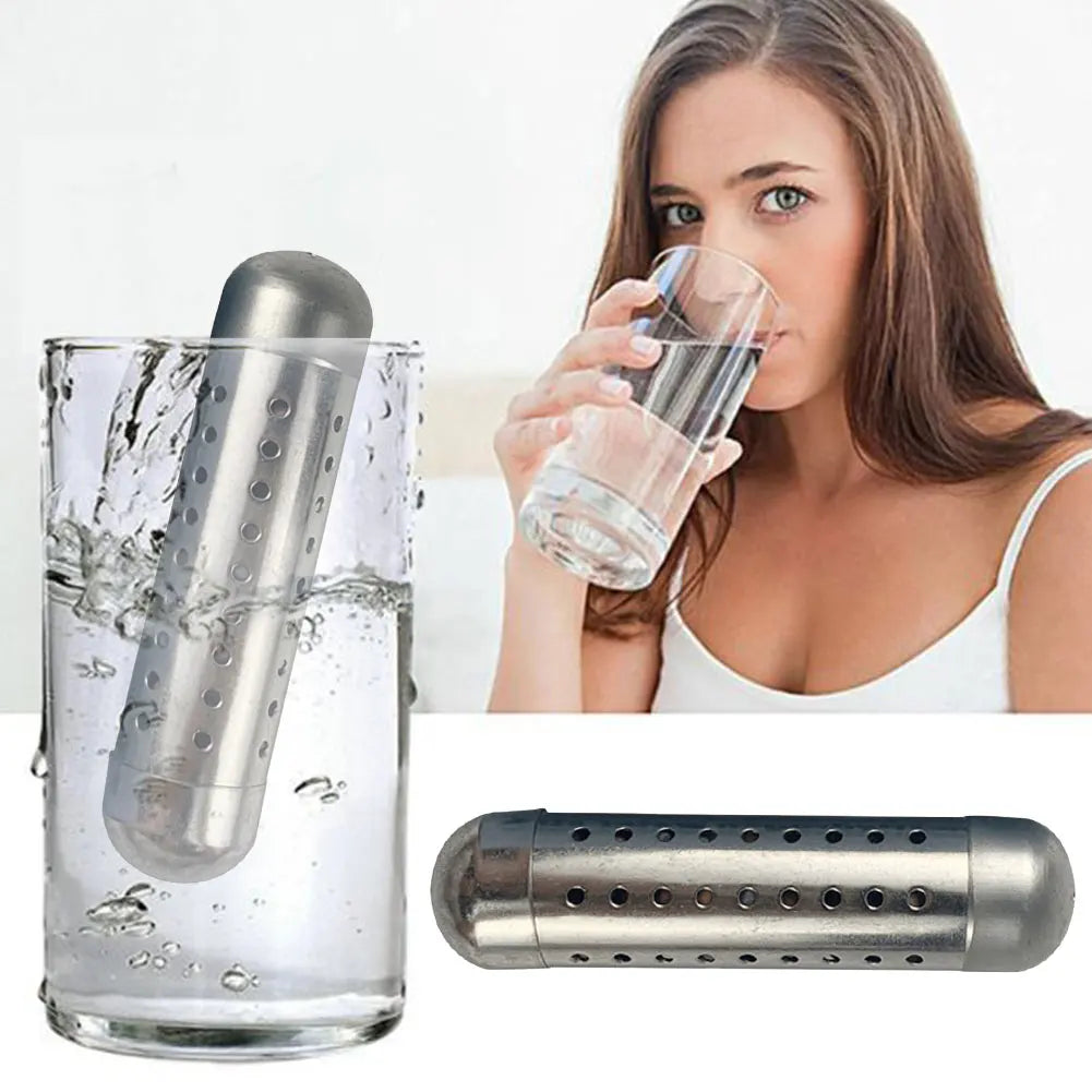 Alkaline Water Stick PH Alkalizer Ionizer Portable Hydrogen Mineral Purifier Naturally Increases PH Levels and Decreases ORP
