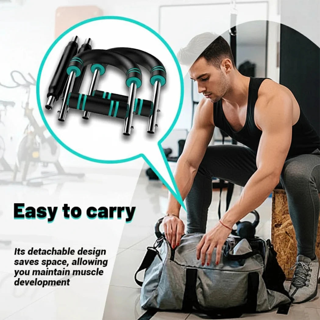 Adjustable U-Shaped Arm Trainer 3 Levels Chest Twister for Home Workout Detachable Fitness Equipment