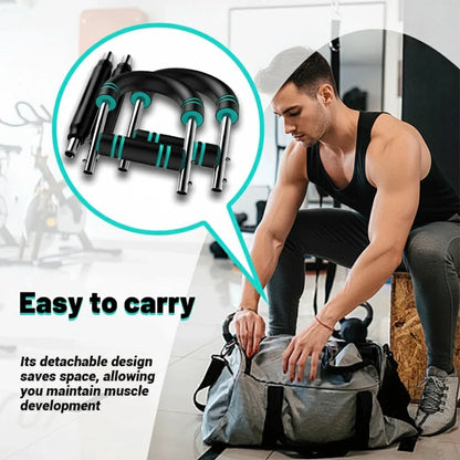 Adjustable U-Shaped Arm Trainer 3 Levels Chest Twister for Home Workout Detachable Fitness Equipment