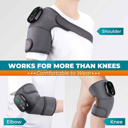 660 and 850nm Near Infrared Light Devices Knee Pad Brace 3 In 1 Heating Shoulder Elbow Joint Thermal Belts Pads