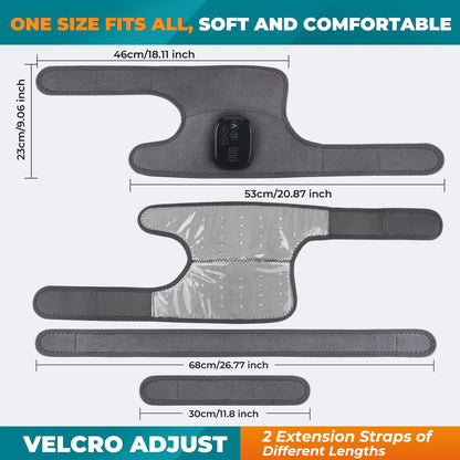 660 and 850nm Near Infrared Light Devices Knee Pad Brace 3 In 1 Heating Shoulder Elbow Joint Thermal Belts Pads