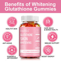Glutathione Collagen Gummies-for Skin Care,Calcium Absorption,Anti-aging,Liver Support,Antioxidants,Immune System 60 Gummies
