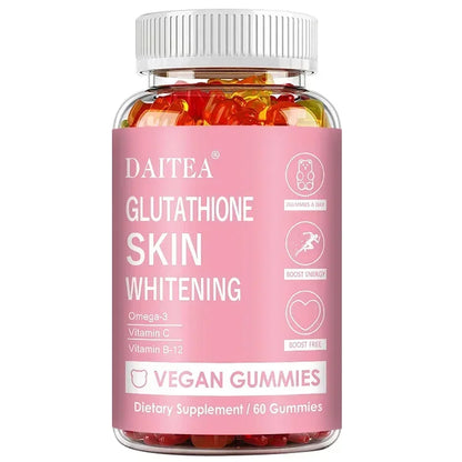 Glutathione Collagen Gummies-for Skin Care,Calcium Absorption,Anti-aging,Liver Support,Antioxidants,Immune System 60 Gummies