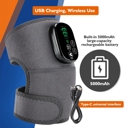 660 and 850nm Near Infrared Light Devices Knee Pad Brace 3 In 1 Heating Shoulder Elbow Joint Thermal Belts Pads